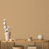 Horizontal Stria Texture Mustard by Veer Decor Abstract Wallpaper – Veer Decor 8195-AA2