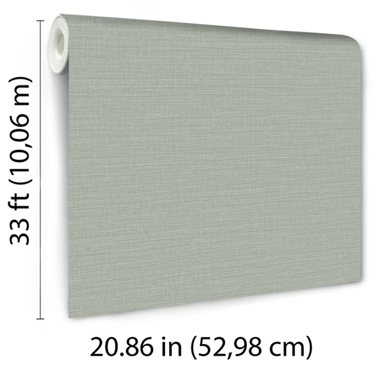 Horizontal Stria Texture Sage by  Non-Woven Unpasted Wallpaper – Veer Decor 8195-AA3