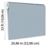 Horizontal Stria Texture Blue by Veer Decor Non-Woven Unpasted Wallpaper – Veer Decor 8195-AA6
