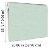 Horizontal Stria Texture Aqua Green by — Wallpaper – Veer Decor 8195-AA8