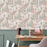 Babylon Pink by Veer Decor Floral Wallpaper – 8195-AC2