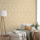 Blossom Branches Yellow by Veer Decor Floral Wallpaper – Veer Decor 8195-AG1