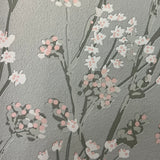 Blossom Branches Grey Green by — Floral Wallpaper – Veer Decor 8195-AG4