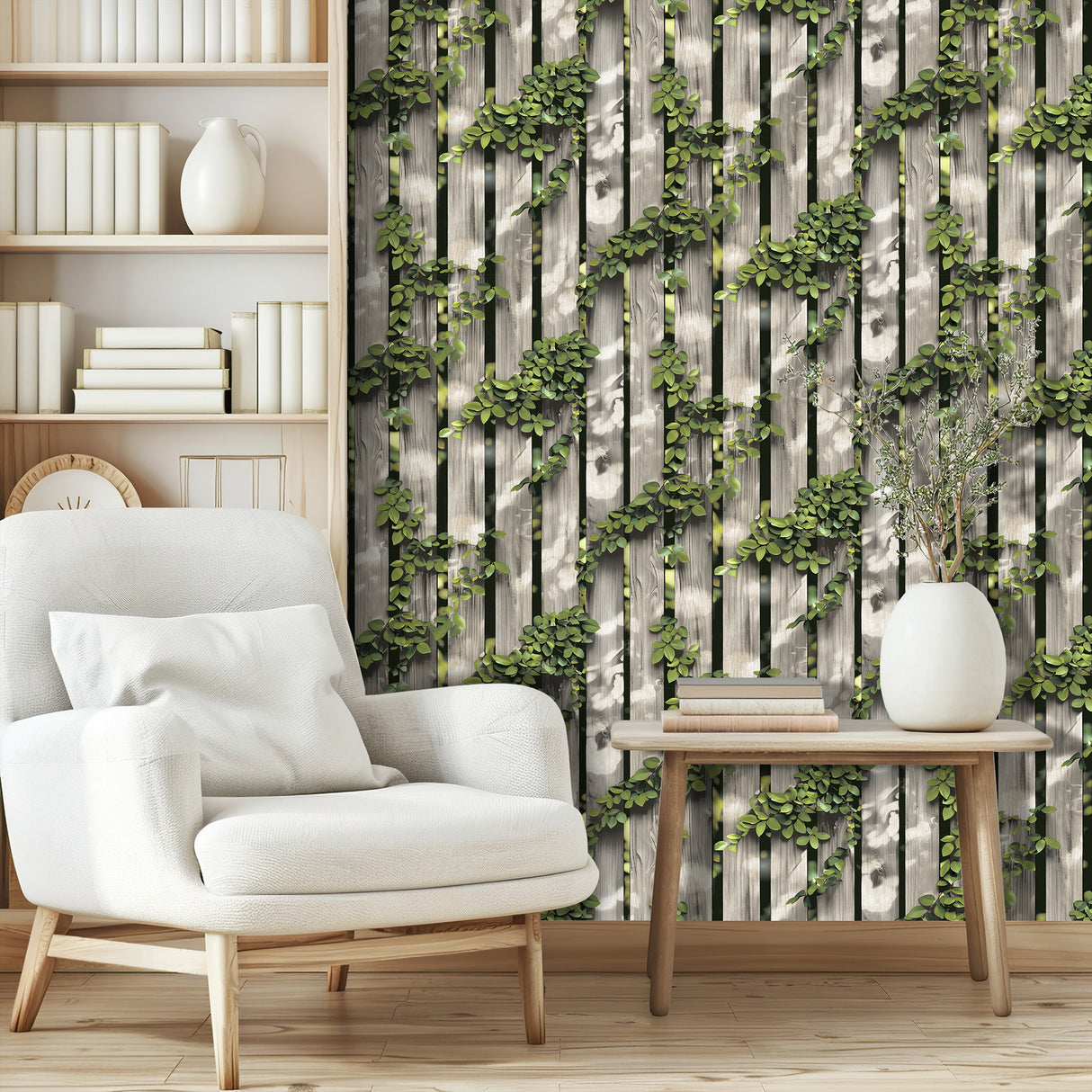Palisade Beige by Veer Decor Nature Wallpaper – Veer Decor 8196-AD1