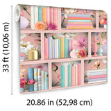 Blossom Shelves Pink by Veer Decor Wallpaper – 8196-AE2