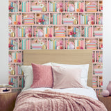 Blossom Shelves Pink by Veer Decor Wallpaper – 8196-AE2
