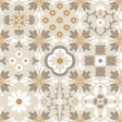 Ceramic Tiles Beige Mediterranean tile pattern wallpaper roll 20.86 in x 33 yd