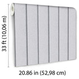 Luxe Concrete Slat Grey by Veer Decor Concrete Slats Wallpaper – 8196-AL2