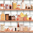 Kitchen Shelf Stories Multi novelty kitchen pantry shelf wallpaper roll 20.86 in x 33 ft