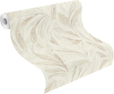 Rennie Ivory by Rasch Leaves Wallpaper – Brewster Home Fashions RH547467
