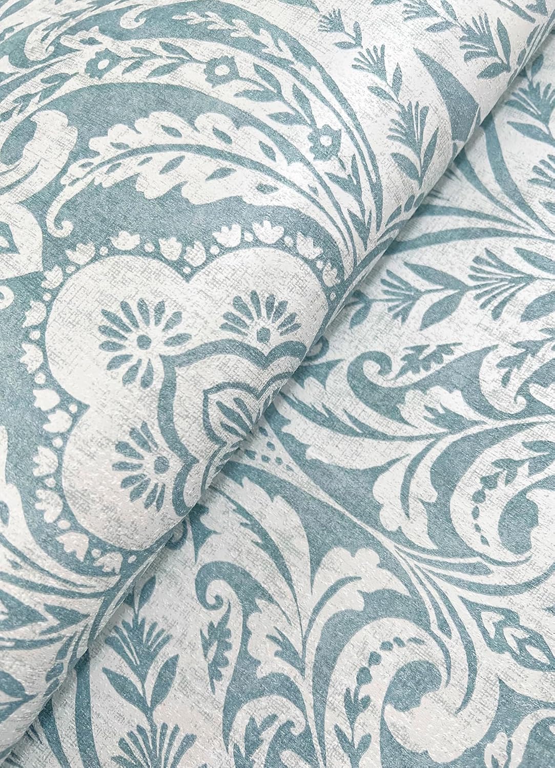 Berkshire Denim by A-Street Prints Damask Wallpaper – A-Street Prints 4147-27380