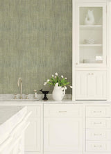 Rattan Green by Advantage Weave Wallpaper – Brewster Home Fashions 4168-17732