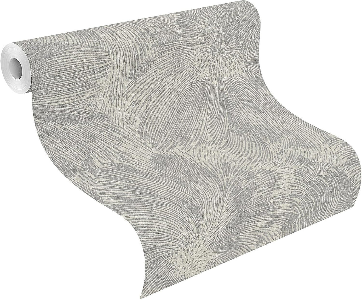 Purser Grey by Rasch Abstract Wallpaper- Brewster Home Fashions RH509250