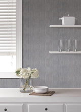 Sunshower Grey by Advantage Stria Wallpaper – Brewster Home Fashions 4168-16639