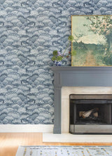 Octavia Blue by A-Street Prints Marbled Ink Wallpaper – A-Street Prints 4147-27379
