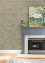 Exhale Olive by A-Street Prints Woven Faux Grasscloth Wallpaper – A-Street Prints 4147-27262