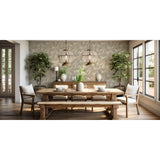 Olivia Beige by Belgravia Decor Floral Wallpaper- Brewster Home Fashions BG5908