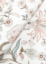 Teonna Light Pink by A-Street Prints Floral Stripe Wallpaper – A-Street Prints 4147-27399