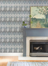 Abilene Denim by A-Street Prints Ikat Wallpaper – A-Street Prints 4147-27407