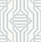Essex Dark Blue Geometric Wallpaper by A-Street Prints, 20.5 in x 33 ft roll