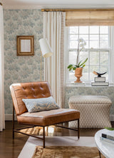 Oakcliff Blue by Erin Gates Leaf Trail Non Woven Wallpaper – A-Street Prints AST6354