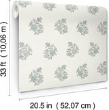 Overbrook Sage by Erin Gates Bouquet Toss Wallpaper – A-Street Prints AST6359