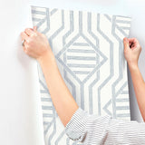 Essex Dark Blue by A-Street Prints Geometric Wallpaper – A-Street Prints 4147-27403