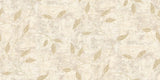 Stonewall Neutral Vine wallpaper in neutral with trailing vines pattern; roll detail and installed kitchen scene