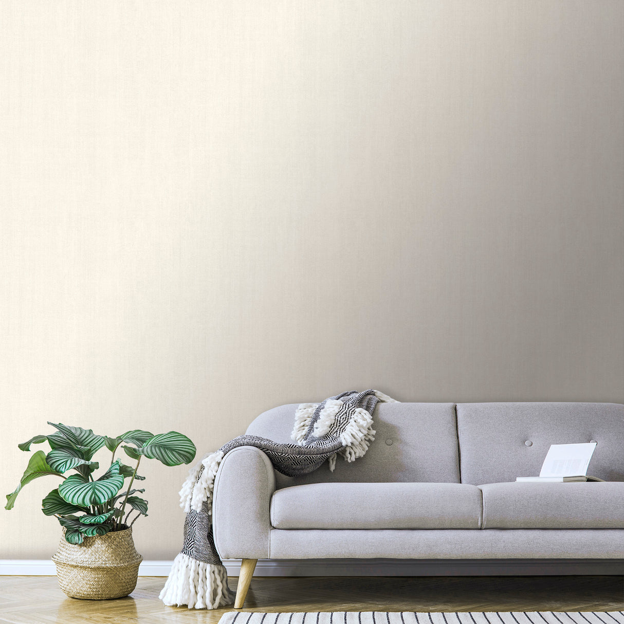 Allure Texture White by — Textured Abstract Wallpaper – Veer Decor 8249-AA1