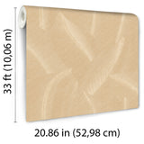 Allure Leaf Beige by Veer Decor Textured Nature Wallpaper – Veer Decor 8249-AB1