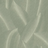 Allure Leaf Moss textured non-woven unpasted wallpaper roll and room view, SKU 8249-AB2