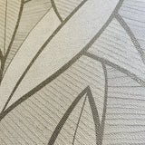 Carved Leaf White by  Whimsical Nature Wallpaper – Veer Decor 8249-AC1