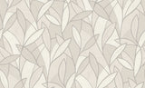 Carved Leaf White by  Whimsical Nature Wallpaper – Veer Decor 8249-AC1
