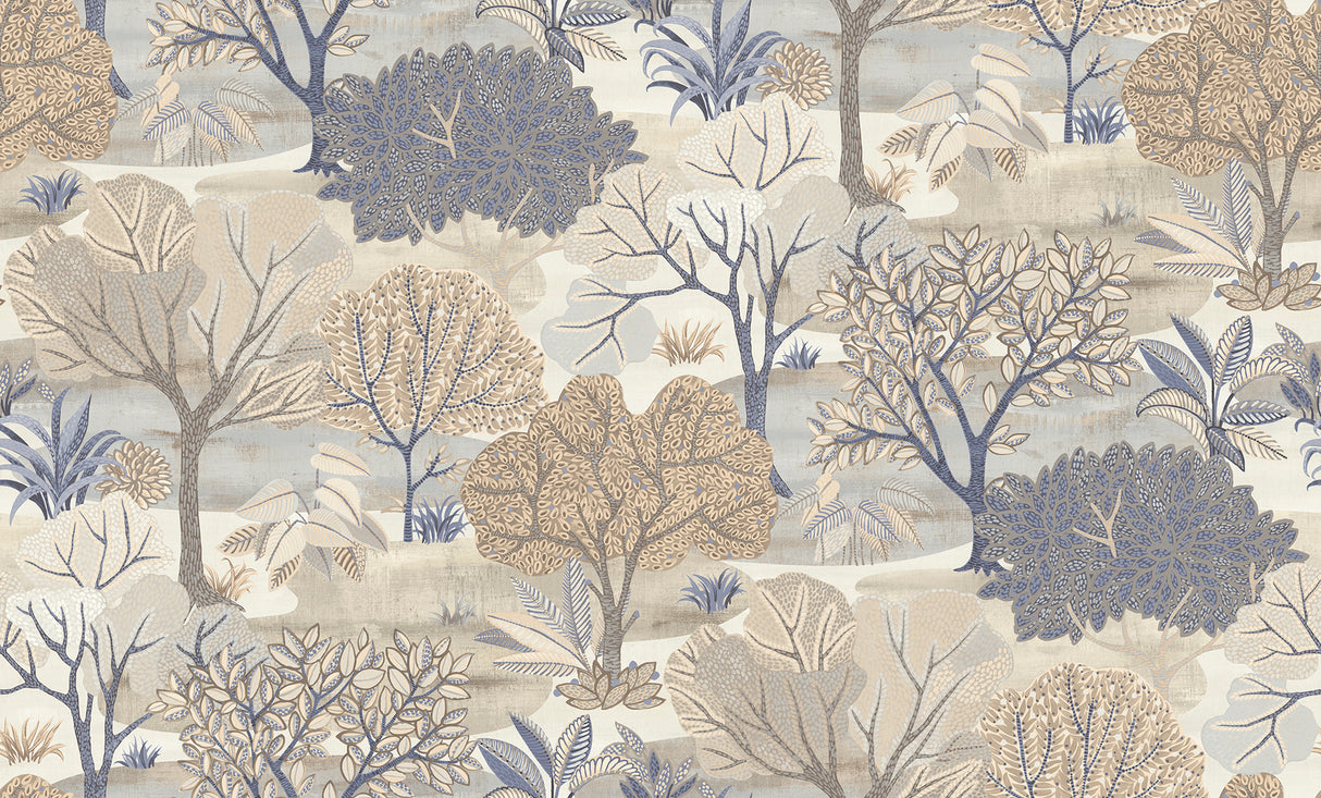 Allure Forest Beige by Veer Decor Nature Wallpaper – Veer Decor 8249-AE1