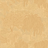 Willow Whisper Corn yellow botanical willow tree textured wallpaper roll by Veer Decor