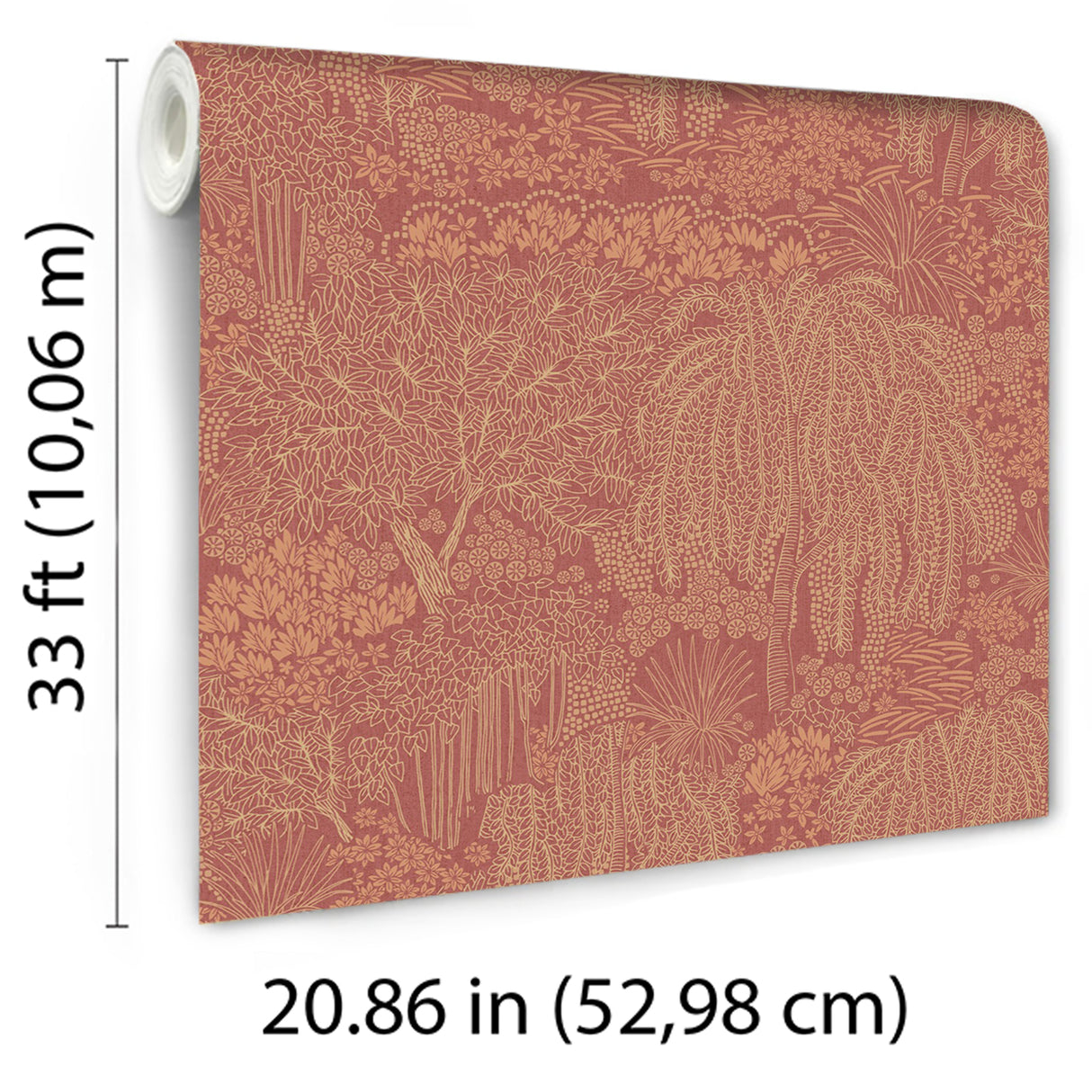Willow Whisper Wine by Veer Decor Nature Wallpaper – 8249-AF4