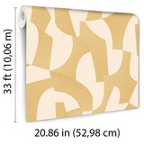 Sculpted Motion Corn by Veer Decor Abstract Wallpaper – Veer Decor 8249-AG2