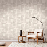 Geo Rhythm White by Veer Decor Abstract Geometric Wallpaper – Veer Decor 8249-AH1