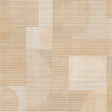Geo Rhythm Beige geometric textured wallpaper roll and pattern