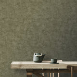 Pampas Plain Brushed Texture Burnt Olive by Veer Decor Textured Wallpaper – Veer Decor 8250-AA11