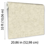 Pampas Plain Brushed Texture Ivory by Veer Decor Textured Wallpaper – 8250-AA2