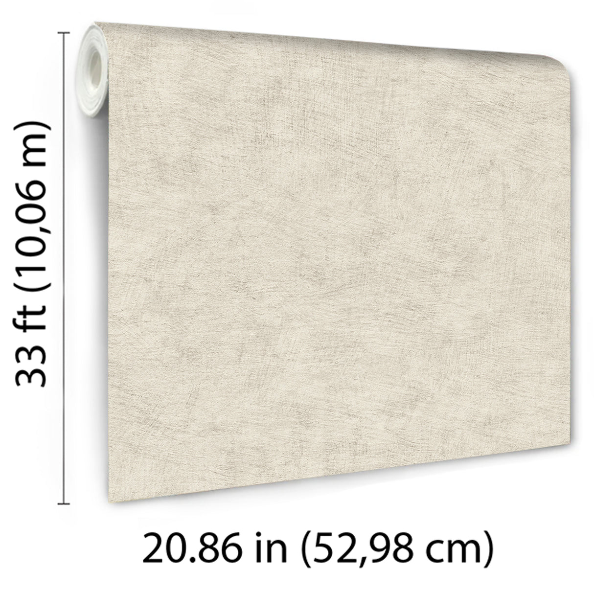 Pampas Plain Brushed Texture Light Grey by Veer Decor Textured Wallpaper – Veer Decor 8250-AA3