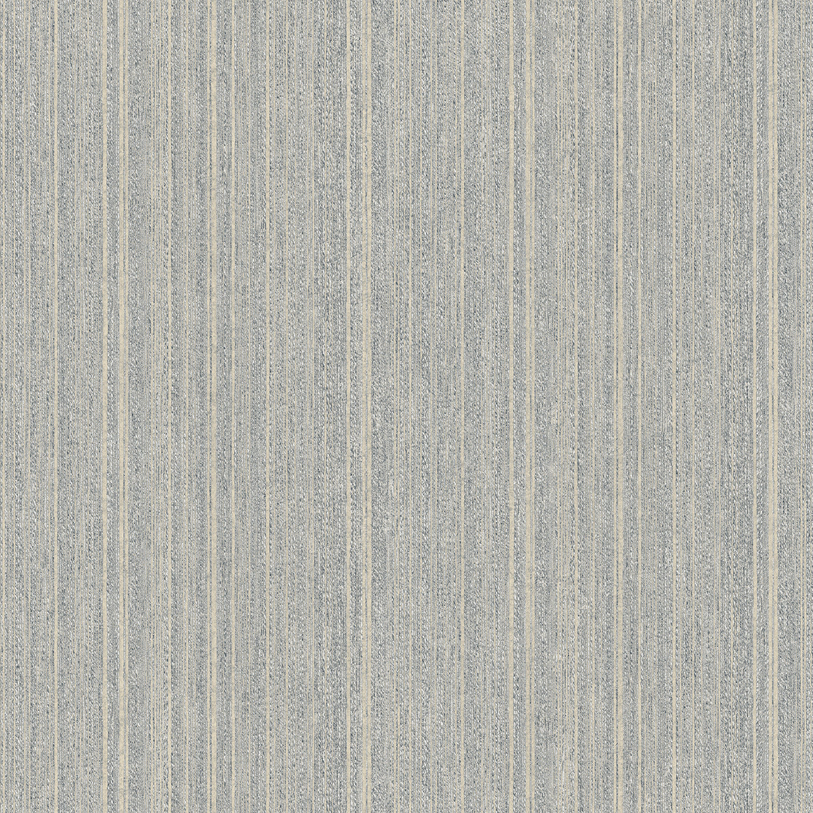 Rope Plain Texture Blue Beige wallpaper roll with vertical striated texture