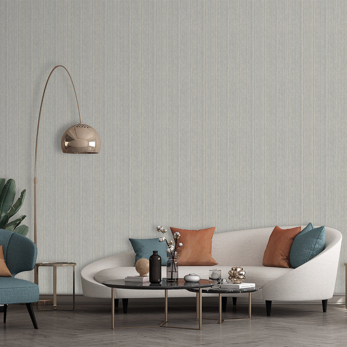 Rope Plain Texture Blue Beige by Veer Decor Textured Abstract Wallpaper – 8250-AB3