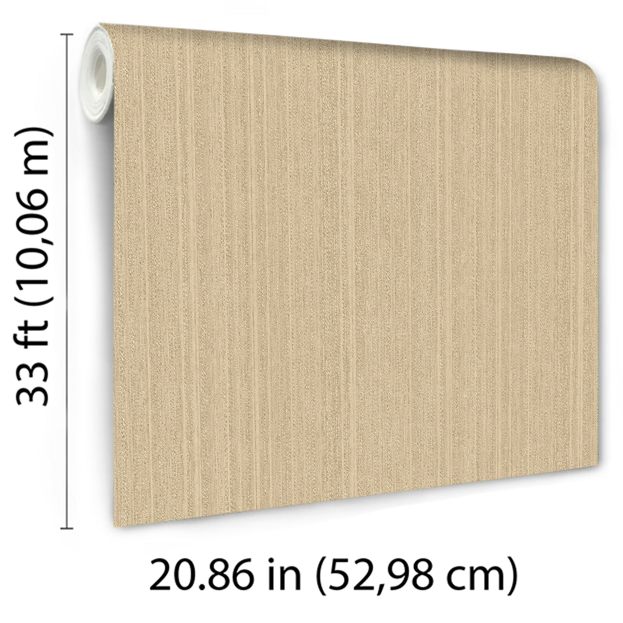 Rope Plain Texture Warm Sand by Veer Decor Textured Wallpaper – Veer Decor 8250-AB4