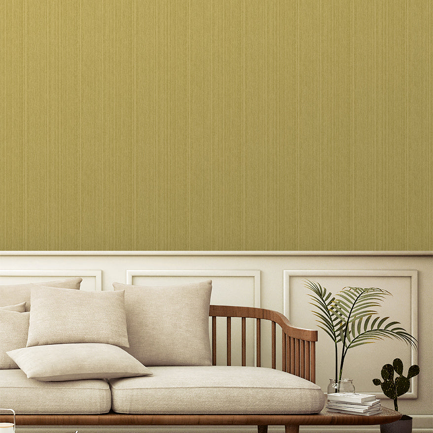 Rope Plain Texture Golden Olive by Veer Decor Textured Wallpaper – 8250-AB6