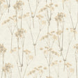 Spry Flower Cream floral non-woven wallpaper roll by Veer Decor, 20.86 in x 33 ft