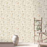 Spry Flower Cream by Veer Decor Floral Wallpaper – 8250-AD1