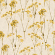 Spry Flower Sunset Yellow floral wallpaper roll and room scene