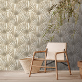 Palm Cream by  Whimsical Tropical Wallpaper – Veer Decor 8250-AF1